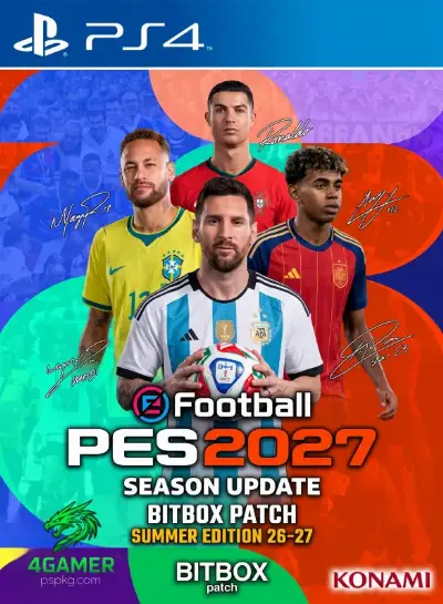 Efootball PES 21 bitbox patch season summer 2027 update world cup edition