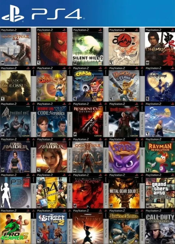 Ps2 to ps4 collection