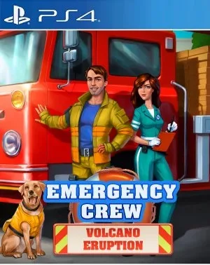 Emergency Crew Volcano Eruption