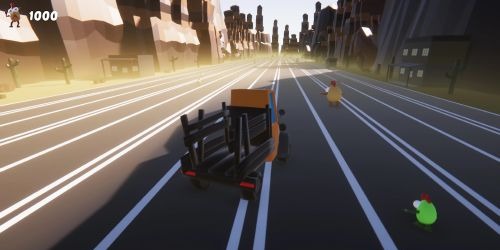 Chickens on The Road