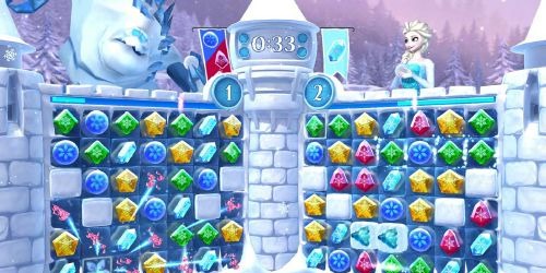 Frozen Free Fall Snowball Fight