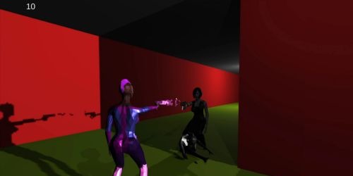 Lady in A Leotard With A Gun