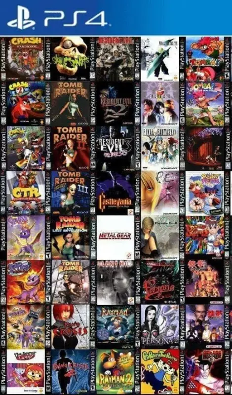 Ps1 to ps4 collection 