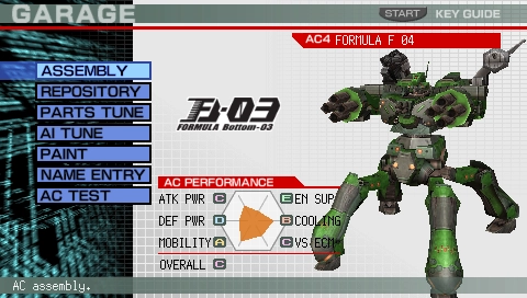 Armored Core Formula Front Extreme Battle