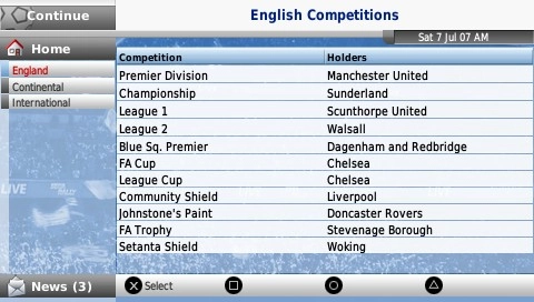 Football Manager Handheld 2008