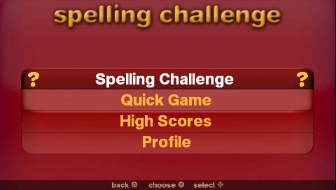 Spelling Challenge and More